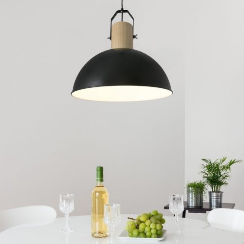 Faro Barcelona, MARGOT Juodos spalvos pakabinamas šviestuvas xE27 68561