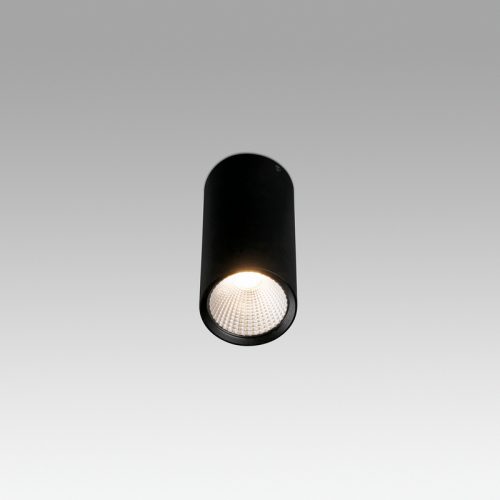 Paviršiniai lubų šviestuvai, REL-P LED Juodas paviršinis šviestuvas LED 15W 2700K 64199