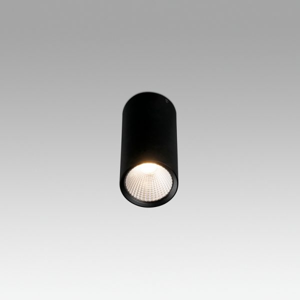 Paviršiniai lubų šviestuvai, REL-P LED Juodas paviršinis šviestuvas LED 15W 2700K 64199
