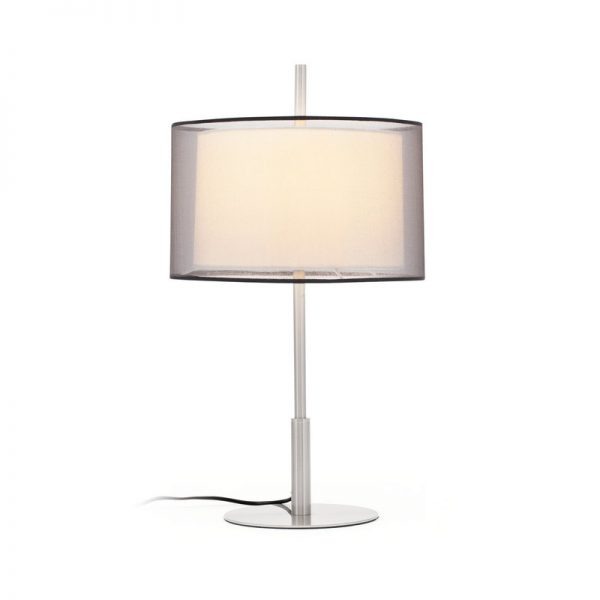 Faro Barcelona, SABA Matt nickel stalinė lempa h 60 mm e27 68545