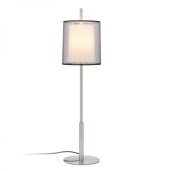 Faro Barcelona, SABA Matt nickel stalinė lempa h 84 mm e27 68546