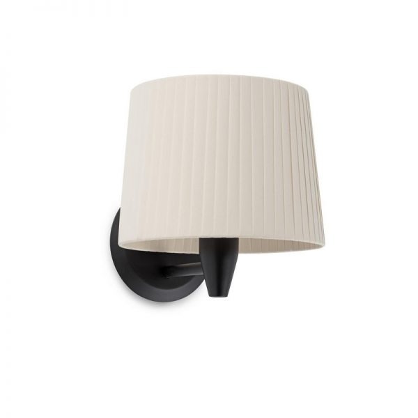 Faro Barcelona, SAMBA Black/ribbon beige sieninis šviestuvas E27 64307-35