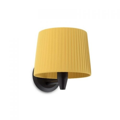 Faro Barcelona, SAMBA Black/ribbon yellow sieninis šviestuvas E27 64307-36