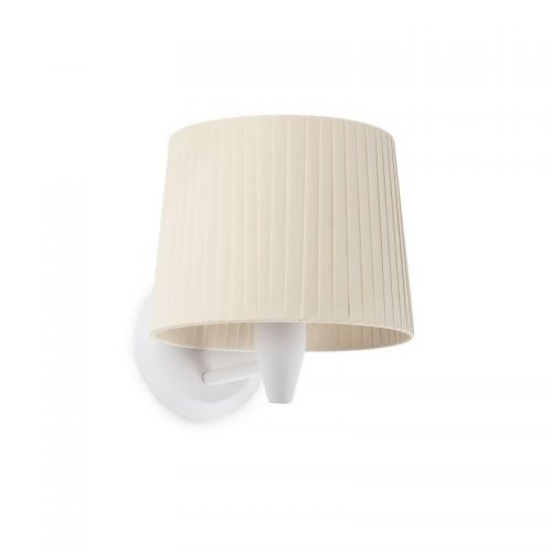 Faro Barcelona, SAMBA White/ribbon beige sieninis šviestuvas E27 64306-35