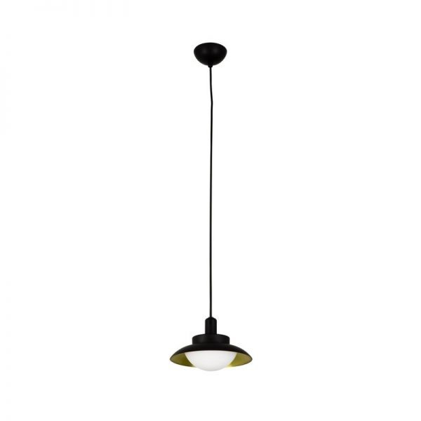 Faro Barcelona, SIDE LED Black and gold pendant lamp G9 62138