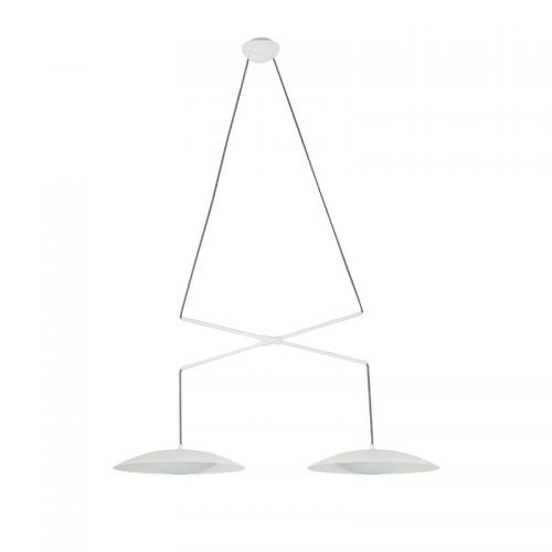 Pakabinami šviestuvai, SLIM LED White double extensible pendant lamp LED 40W 3000K 24504