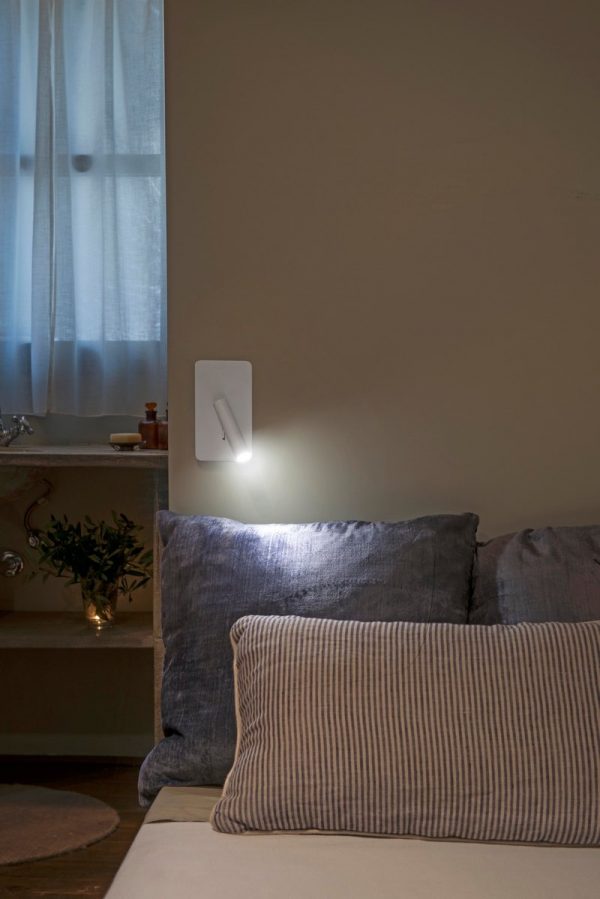 Faro Barcelona, SUAU LED Baltas sieninis šviestuvas LED 3W 3000K 62120