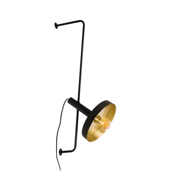 Faro Barcelona, WHIZZ Black/golden stalinė lempa E27 20165-95