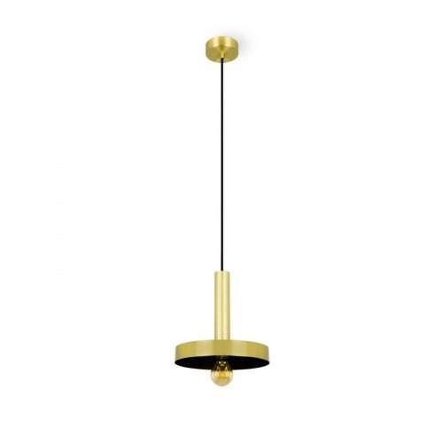 Pakabinami šviestuvai, WHIZZ Satin gold and black pakabinamas šviestuvas E27 20161