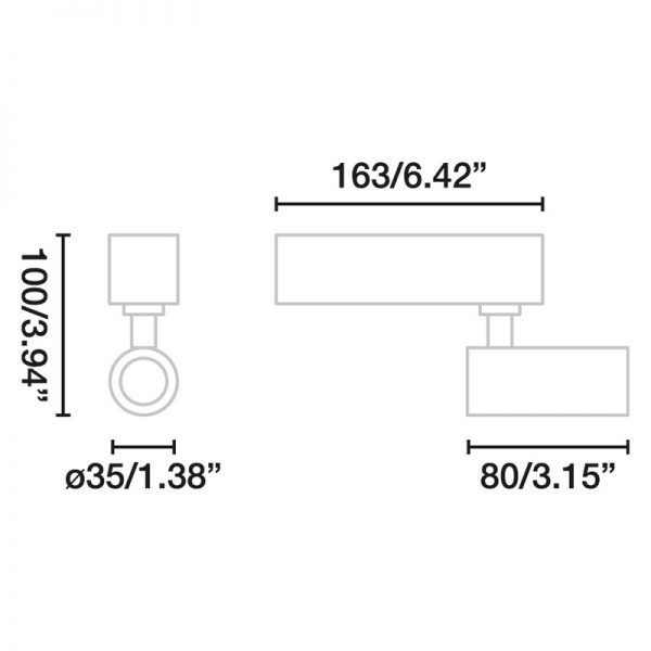 Šviestuvai magnetinėms sistemoms 24/48VDC, NESO HOLE COB LED 2700K 330lm 5W 40 degrees IP20 5010792722 CRI90 24V DC