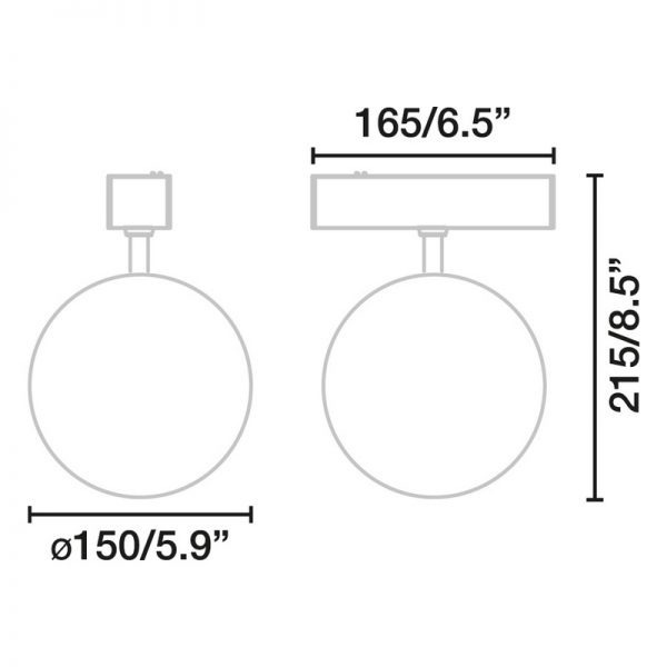 Šviestuvai magnetinėms sistemoms 24/48VDC, NESO Black UNIK 2700K 5W 2700K 330lm 24V IP20 CRI90 5010892702