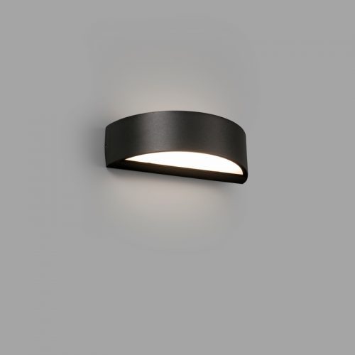 Sieniniai lauko šviestuvai, OVAL LED 10W 3000K Tamsiai pilkos spalvos sieninis lauko šviestuvas 71276 IP65