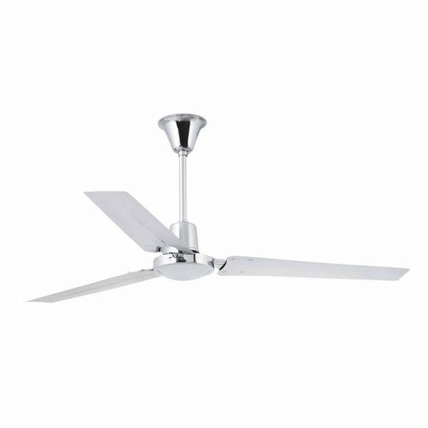 Ventiliatoriai be apšvietimo, INDUS Ø140CM 3 CHROMUOTŲ AŠMENŲ 33002 IP20