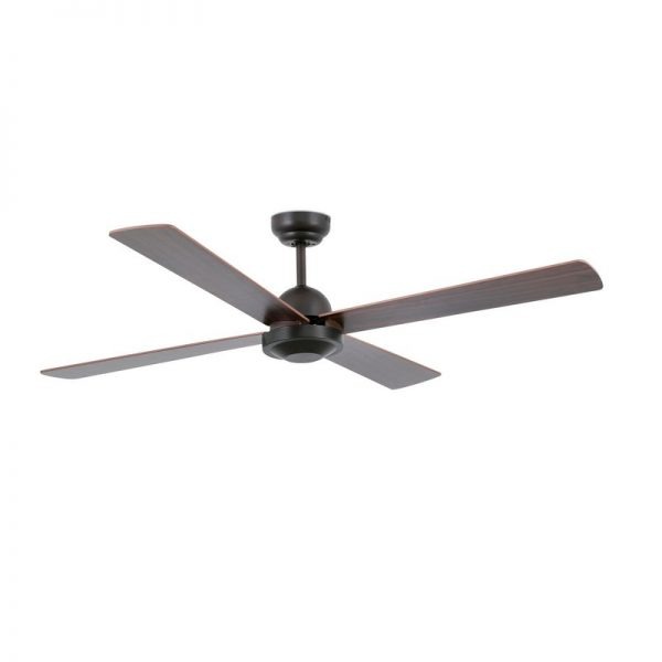 Lubiniai ventiliatoriai, IBIZA Rudas lubinis ventiliatorius IBIZA Ø132CM 4 AŠMENŲ 33288 IP20