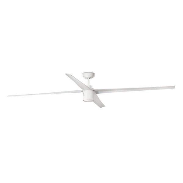 Šviestuvas su ventiliatoriumi, ATTOS LED 20W 3000K Baltas lubinis ventiliatorius su DC varikliu SMART Ø2130 MM 4 AŠMENŲ IP20 33494WP