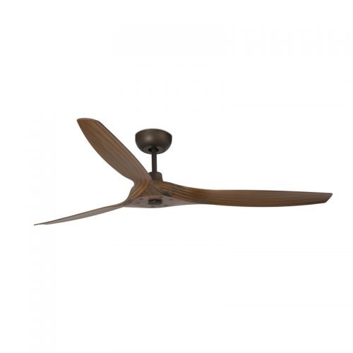 Ventiliatoriai be apšvietimo, MOREA Rudas lubinis ventiliatorius su DC varikliu SMART Ø1520mm 3 AŠMENŲ 33511WP IP20