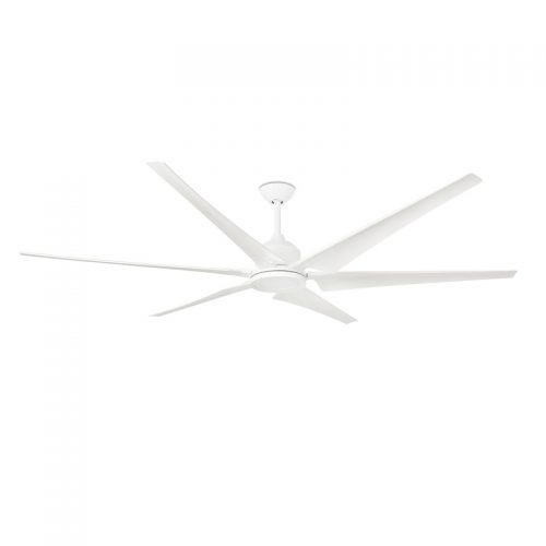Lubiniai ventiliatoriai, CIES LED 18W 3000K Baltas lubinis ventiliatorius su DC varikliu Ø2100mm 6 AŠMENŲ 33512A IP20