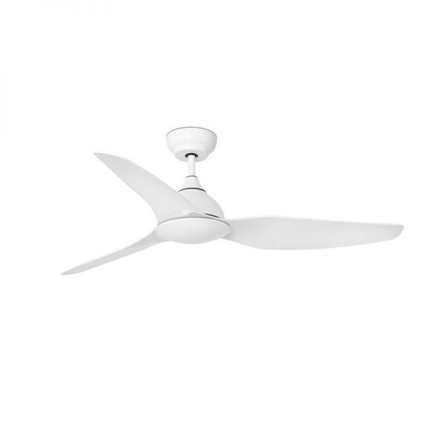 Ventiliatoriai be apšvietimo, SIOUX Baltas lubinis ventiliatorius su DC varikliu SMART Ø1320MM 3 AŠMENŲ IP44 33770WP