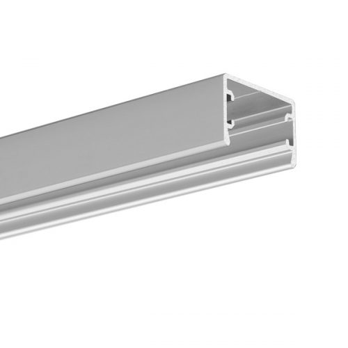 LED profiliai, GLAZA-LL  pakabinamas/paviršinis anoduotas led profilis, 22mm pločio A02627A