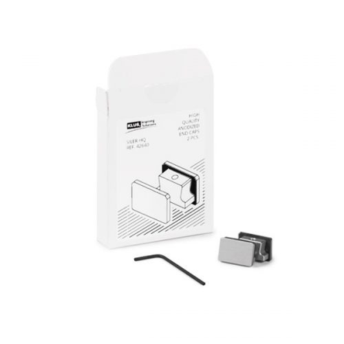 Užbaigimai, SILER-HQ led profilio užbaigimų komplektas x2vnt. 42630