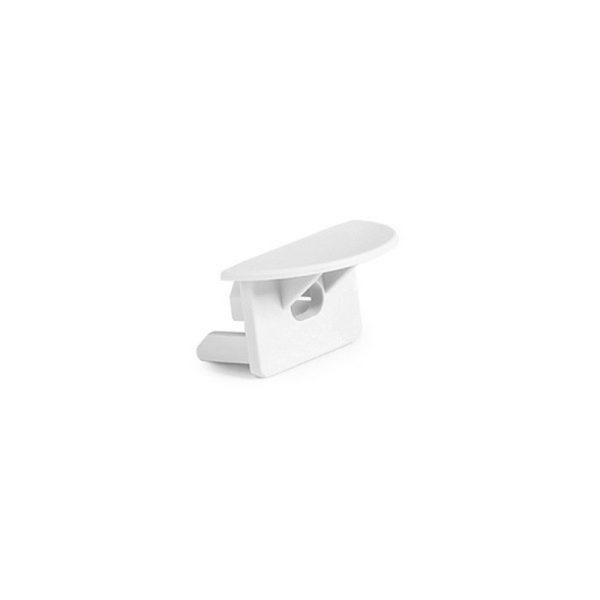 Užbaigimai, End cap PDS-LNK-OTW baltas led profilio užbaigimo elementas su skyle C24428C10TW