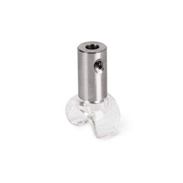 Laikikliai Strypai Troseliai, PLD-10-WP Sidabrinis nerūdijančio plieno adaptorius led profilio pakabinimui 42292