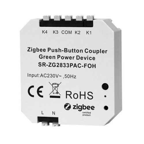 Išmanūs sprendimai Zigbee/Z-Wave/WIfi/Bluetooth, Apšvietimo valdiklis, ZigBee, 4 binarinių įėjimų, ZigBee, Sunricher