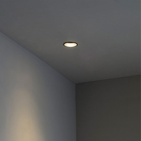 Living room lighting, Recessed light FRESH GU10 black