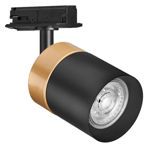 Šviestuvai bėginėms sistemoms 1F/3F 230V, Ledvance Šviestuvas bėginėms sistemoms TRACKLIGHT SPOT CYLINDER GD BK GU10