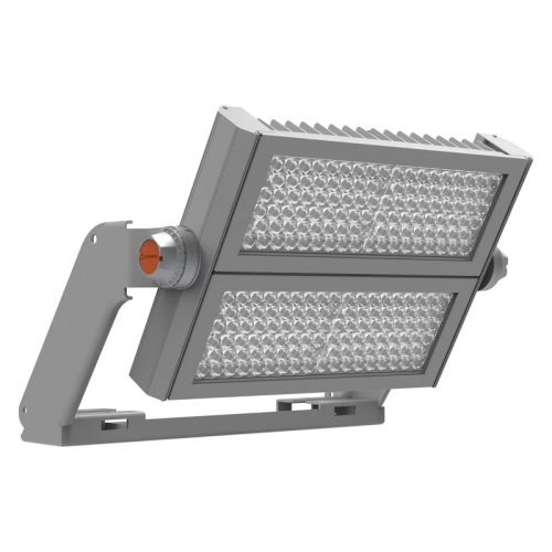 Prekybos erdvių apšvietimas, LED prožektorius Pilkas 600W Floodlight Max symmetric 10° 100000 val. CRI80 IP66