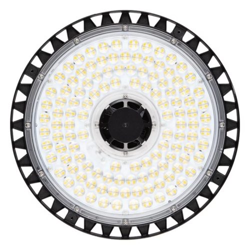 Pramoniniai šviestuvai, Pramoninis pakabinamas aukštų patalpų šviestuvas 147W High Bay 70° CRI80 IP65 su judesio davikliu