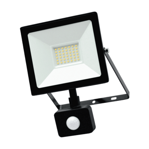 TOPE Lighting, 30W Led lauko prožektorius SU PIR SENSORIUMI TOLEDO UGR<21,5 IP65 4000K 6008100010