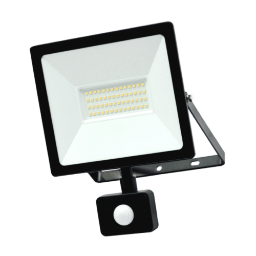 TOPE Lighting, 50W Led lauko prožektorius SU PIR SENSORIUMI TOLEDO UGR<21,5 IP65 4000K 6008100011