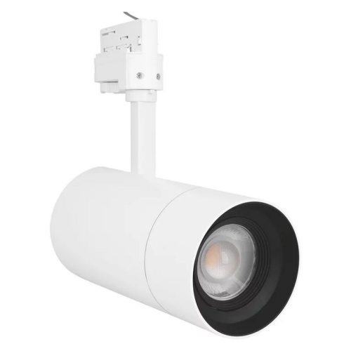 Šviestuvai bėginėms sistemoms 1F/3F 230V, Šviestuvas bėginėms sistemoms 3F 25W Tracklight Spot Zoom 15° - 55° DIM CRI97 1500lm IP20