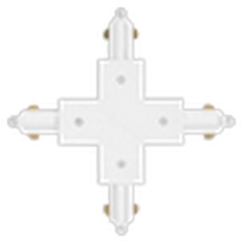 Bėginio apšvietimo sistemų priedai 1F/3F 230V, Ledvance TRACKLIGHT CROSS CONNECTOR