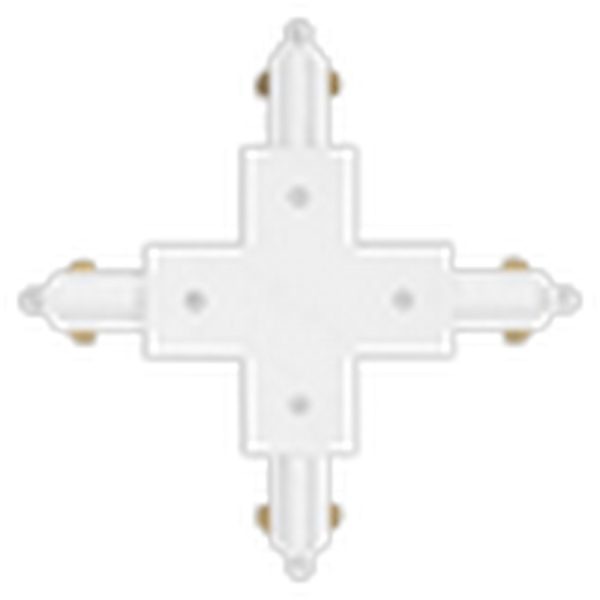 Bėginio apšvietimo sistemų priedai 1F/3F 230V, Ledvance TRACKLIGHT CROSS CONNECTOR