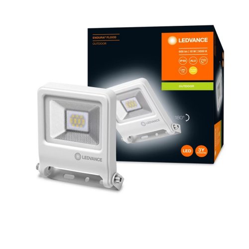 Prožektoriai, LED prožektorius Baltas LED Floodlight 10W 120° 830 IP65