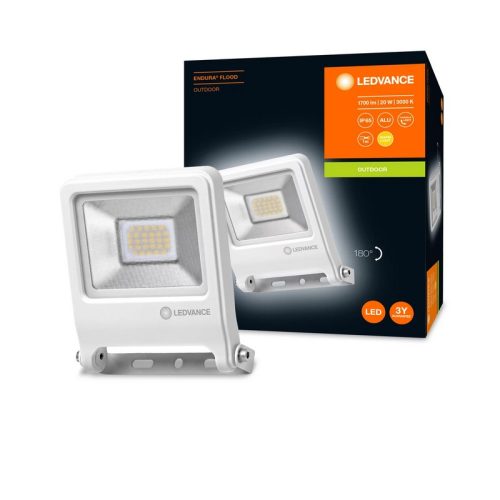 Prožektoriai, LED prožektorius Baltas LED Floodlight 20W 120° 830 IP65