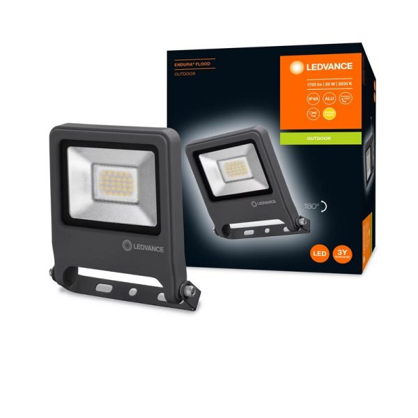 Lauko prožektoriai, LED prožektorius Tamsiai žalias LED Floodlight 20W 120° 830 IP65