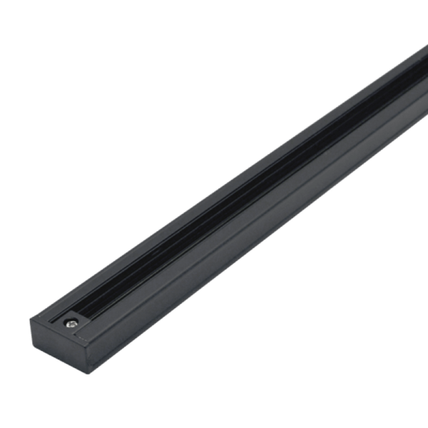 TOPE Lighting, TALA 3F Profilis 1F bėginei sistemai, paviršinis JUODAS bėgelis 1003X33X17mm