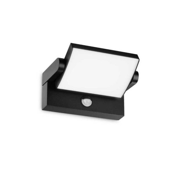Ideal lux, Sieninis lauko šviestuvas Swipe LED 21W 3000K 307176 IP54 su Judesio davikliu