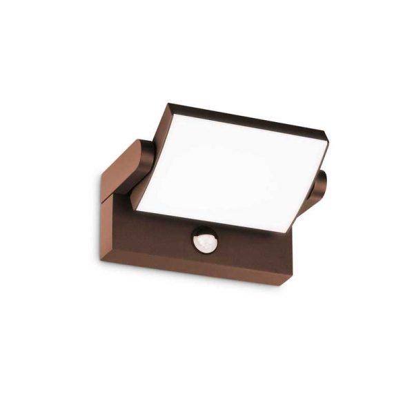 Ideal lux, Sieninis lauko šviestuvas Swipe LED 21W 3000K 307176 IP54 su Judesio davikliu