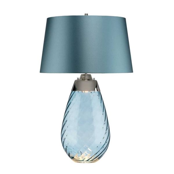 Elsteadlighting, Stalinis šviestuvas Lena 2 Light Large Blue Table LENA-TL-L-BLUE MAX. E27 IP20