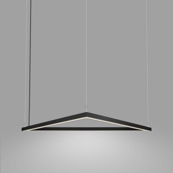 ZAHO Lighting, SAMOS trikampio formos pakabinamas šviestuvas LED 40W 4000lm IP20