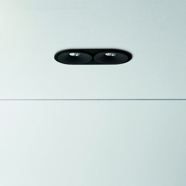 ZAHO Lighting, SPEAKER RD60 Įleidžiamas dvigubas šviestuvas 11W 1090lm 60°/36°/20° IP44