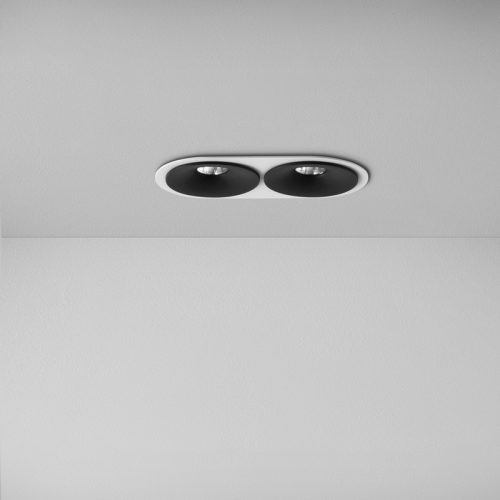 ZAHO Lighting, SPEAKER RD60 Įleidžiamas šviestuvas dvigubas 11W 1090lm 60°/36°/20° IP20