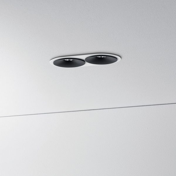 ZAHO Lighting, SPEAKER RD60 Įleidžiamas šviestuvas dvigubas 11W 1090lm 60°/36°/20° IP20