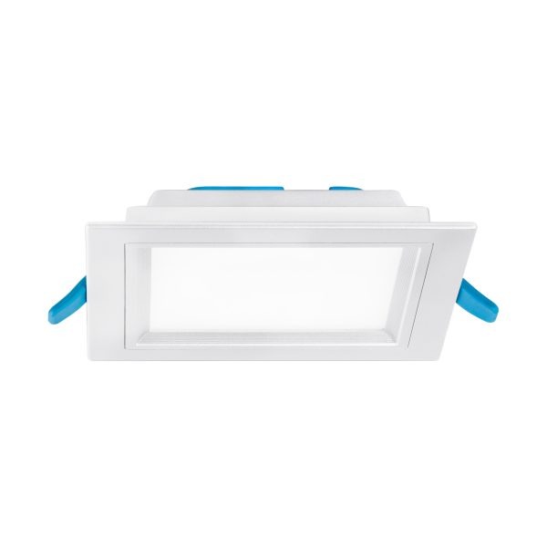 Įleidžiamos led panelės, LED Įleidžiama kvadratinė panelė 6W KENTAU SQ 125Ø mm CRI80 IP44