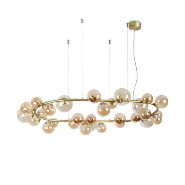 Ideal lux, Pakabinamas lubinis šviestuvas Perlage sp30 G9 max 30 x 15W IP20 296746
