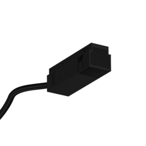 Bėginio apšvietimo sistemų priedai CLICK 48V, INSIGHT FEED cable Power supply connector with cable L=1500mm, black